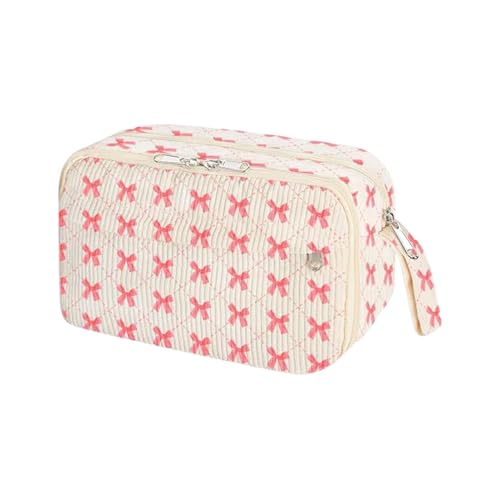 Estuche organizador estético para bolígrafos con compartimentos con cremallera, bolsa de almacenamiento de crayones, bolsa de viaje portátil para niñas, niños, estudiantes universitarios, aula