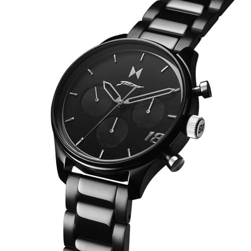Image of MVMT Men's Airhawk - Pilot Watch - Military Analog Wristwatch - Aviator - Minimalist Water-Resistant 5 ATM /50 Meters Timepiece - Interchangeable Watch Bands - 42mm