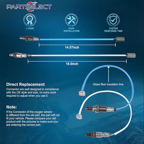 Set de 2 Sensores de Oxígeno para Nissan Altima y Rogue miniatura 4