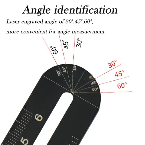 Règle de测量 16 plis avec trous de positionnement pour angles difficiles - 3