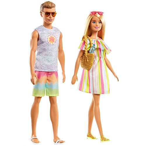 Set de regalo Barbie con villa, muñecas Barbie y Ken miniatura 7