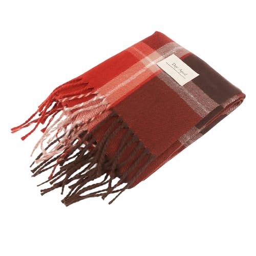 Unisex Classic Tartan Plaid Winter Scarf Warm Soft Cashmere Feel (78x14.5inches)3