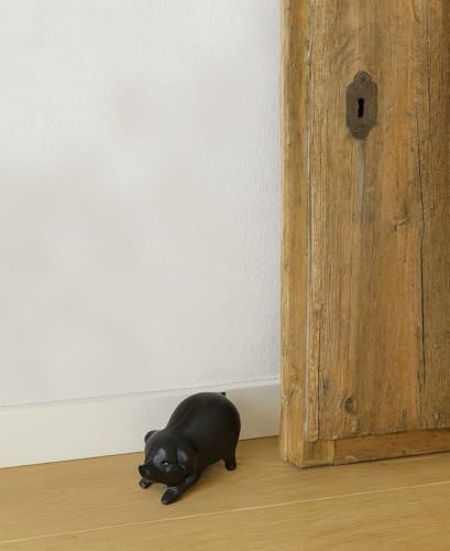 Estatua de Cerdo de Hierro Fundido NACH para Jardín miniatura 3
