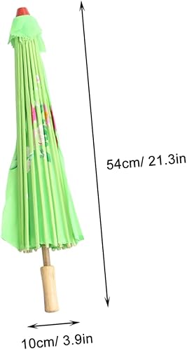 Miniatura 4 de PACKOVE 2 unids paraguas de papel para bodas danza clásica accesorios cosplay paraguas chino paraguas artesanía paraguas de papel aceite paraguas