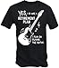 Produktbild My Gitarre is My Pension Plan T-Shirt - Schwarz, Large