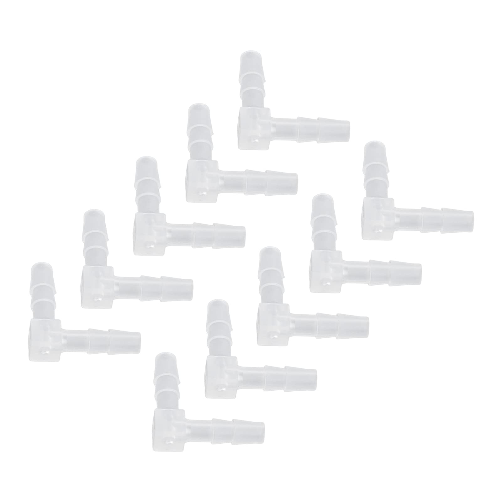 10Pcs Gomiti In Plastica Barb A 90 Gradi - Raccordi Per Tubi Da 8mm In PE Per Pompe E Silicone - Foto 8