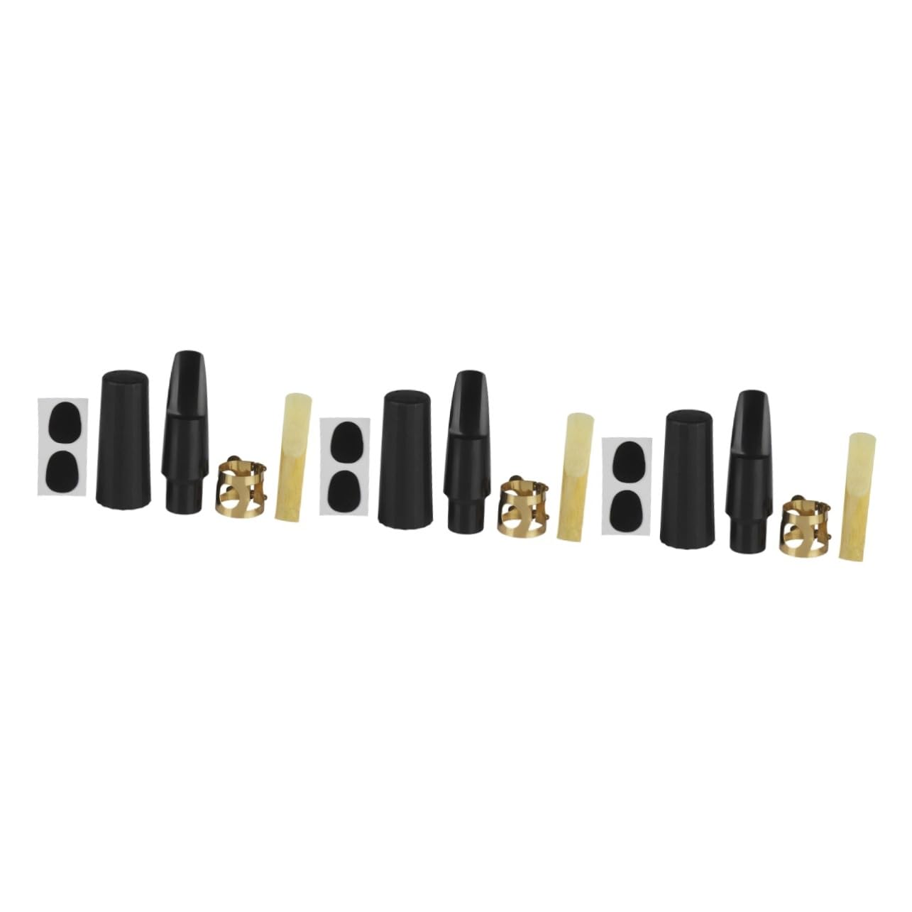 ifundom 3sets Accessori Per Sassofono Tenore Kit Completo Di Accessori Musicali Include Ance Coprire Pad Per Denti e Fibbia Per Musicisti Insegnanti e Studenti e Materiali Resistenti