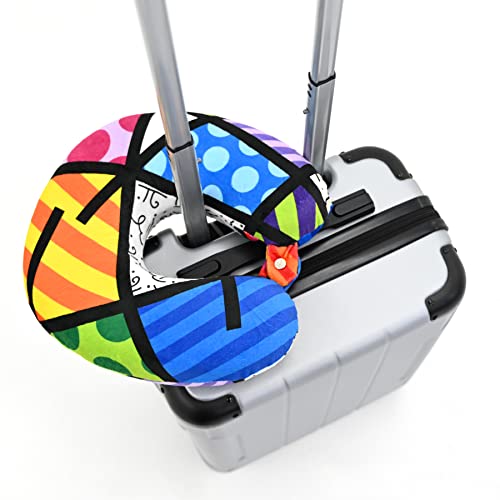 Almohada de viaje Espuma Viscoelástica Azul miniatura 6