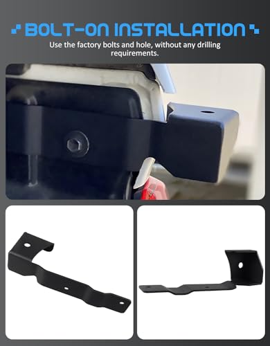 Image of Tacoma CB Antenna Mounts, 1 Pair, 3RD Gen Tacoma | Tailgate Bed Accessories, Whip Light Led Pods Mounting Bracket, Flag Holder, Compatible with Toyota Tacoma 2016-2023