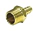 JMF Brass 1/8 in. Dia. x 3/8 in. Dia. Adapter 1 pk