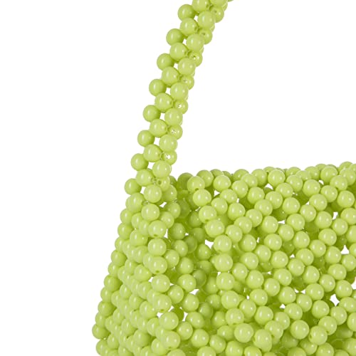 Image of YUSHINY Candy Color Acrylic Beaded Hollow Handbag Evening Clutch Triangle Bags for Wedding Party | Acrylic
