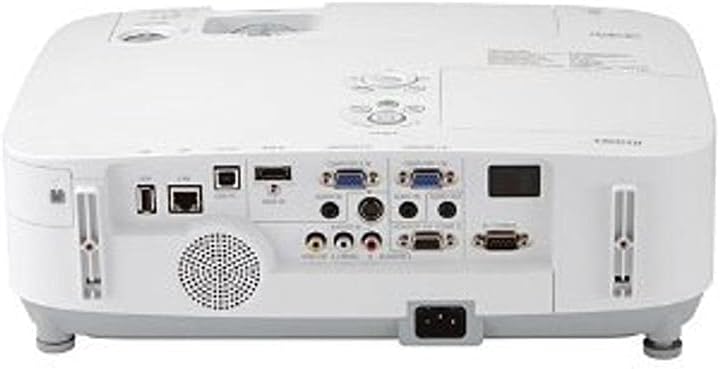 belakang view of the NEC NP-P350X projector showing various input and output ports.