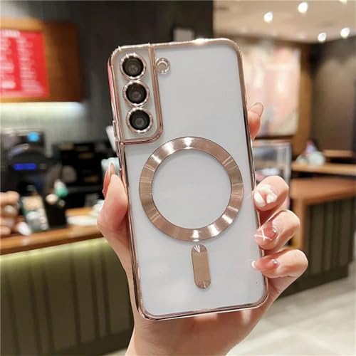 Coque Samsung S23 magnétique transparente antichoc et douce en TPU