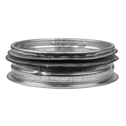 4\" inch Duct End Cap - Duct Cap - Outlet Cap - Round Metal Cap - Dryer Vent Plug - Ducting Plug