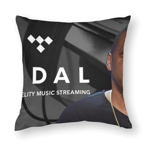 PVXMQFFA JAY-Z - Juego de 2 fundas de almohada de lino con textura para exteriores, inspiradas para dormitorio
