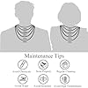 Fehki 3 PCS Chain Necklace for Men,Stainless Steel Gold Black Silver Cuban Link/Figaro/Herringbone Chains Set Jewelry Gifts, 16/18/20/22/24 Inches (Type A-Gold, 50cm(20inch)) #5