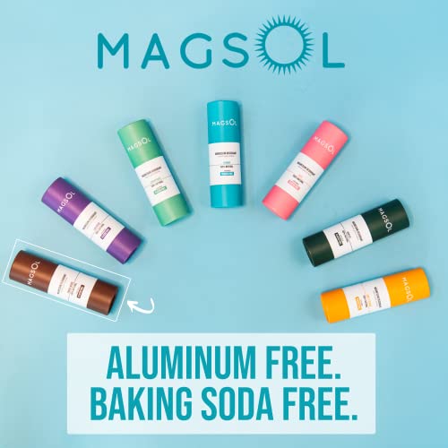 Magsol Plastic-Free Natural Deodorant For Women - 100% Aluminum Free, Baking Soda Free, Plastic Free - 2.8 Oz #TOP2