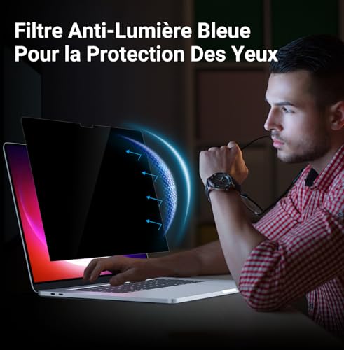 Laptop Privacy Screen Mac 14,2 ZOEGAA Travailler en Open Space sans Risque