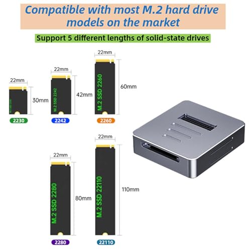 Adaptador Caja Externa para Unidades NVMe Solidas miniatura 6