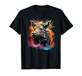 Cool Wild Boar on colorful painted Wild Boar Feral Hog T-Shirt