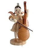 Material: Holz, lackiert Blank Engel Kurzrock, mit Violoncello