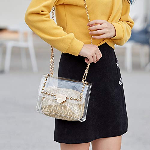 YYW Clear Purse - Stadium Approved Women's Small Crossbody Bag, Clutch, Jelly Handbag2