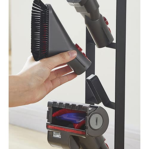 Support Organizer pour Aspirateur Dyson V6 V7 V8 V10 V11, Support pour le sol, Porte-Accessoires Dyson, Support Dyson avec Roulettes, Sans Percer le Mur, Porte-Accessoires Dyson