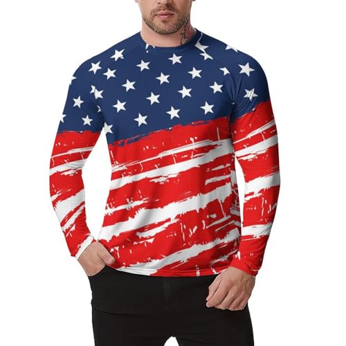 Men's American Flag Rash Guard