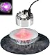 Miawtro Ultraschall Vernebler, 24v Mini Nebelmaschine Aquarium Mit 12 LED-Lichtern, Edelstahl-Zerstäuber Für Teich, Aquarium, Garten, Halloween-Deko Und Hexentopf,Türtyp Europäischer Standard