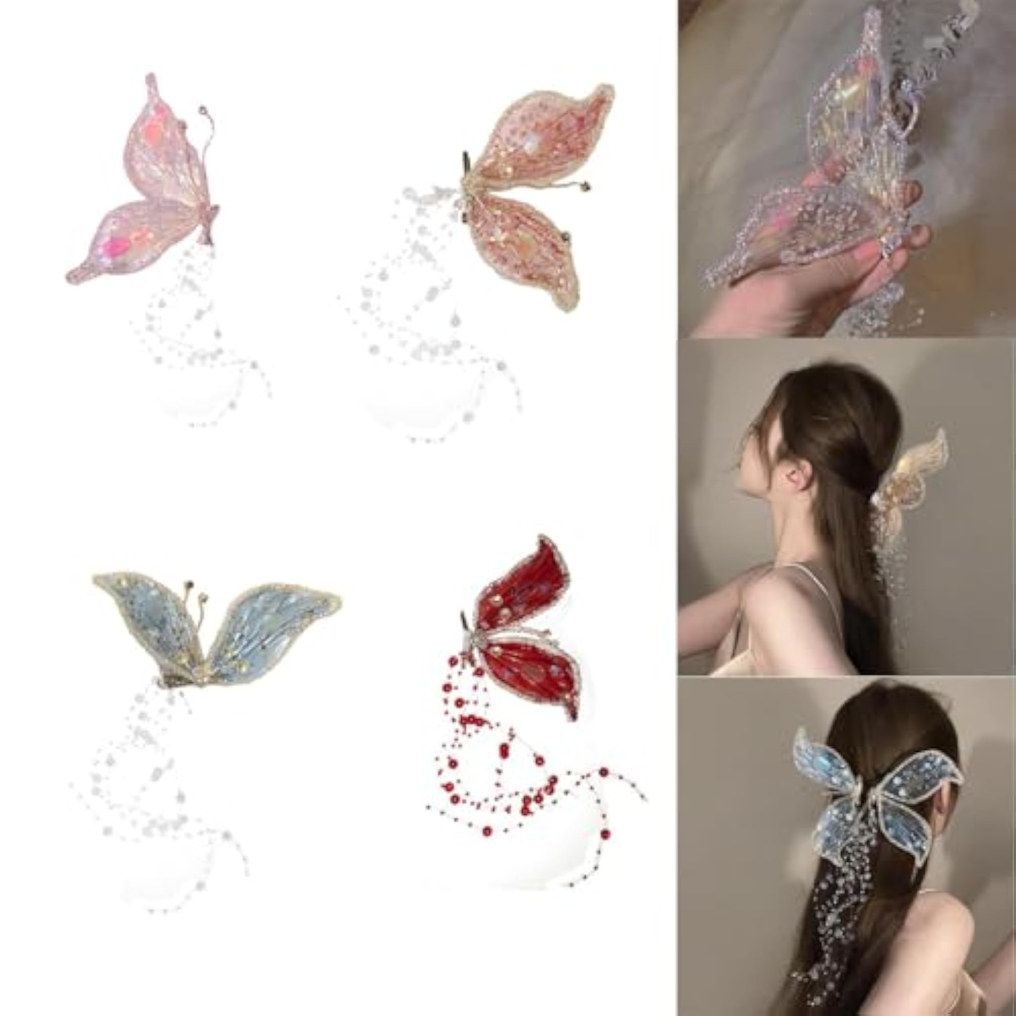Women's Wing Hair Clip for Stage Performance