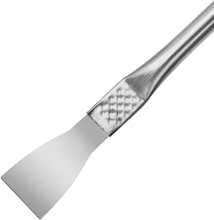 Miniatura 7 de Juego de spudger de metal, herramienta de reparación de palanca de apertura de teléfono, 8 piezas, acero inoxidable delgado para dispositivos