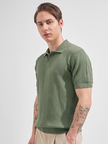 Image of Highlander Men's Polo Tshirt | Flat Knit | Regular Fit | Polo T-Shirt for Man