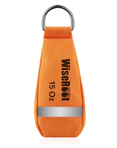 WiseRoot Arborist Throw Line Kit: Ultra Slick Throw Rope & 11/15Oz 900D Throw Weight with Reflective Storage Bag, Arborist Equipment for Tree Work, Climbing, Trimming, High Limb Rigging