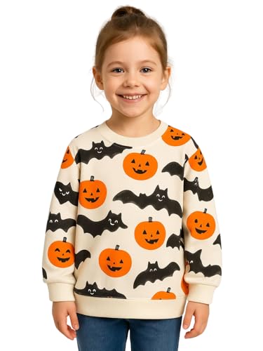 Image of HILEELANG Toddler Boy Sweatshirts Crewneck Long Sleeve Pullover Cotton Graphic Christmas Clothing