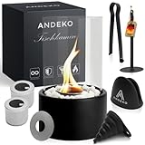 🎁 𝐓𝐎𝐋𝐋𝐄𝐒 𝐆𝐄𝐒𝐂𝐇𝐄𝐍𝐊 Sie sind auf der Suche nach einer tollen Geschenkidee? Dann schenken Sie etwas ganz Besonderes. Der Tischkamin von Andeko kommt in einer schön designten Verpackung an und wird Ihre Liebsten begeistern. Sollten Sie mit dem Kauf unseres Tischkamins nicht zufrieden sein, können Sie Ihn jederzeit zurückgeben.