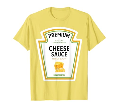 Costume d'Halloween au fromage sauce au fromage 2026 avec ketchup familial assorti T-Shirt