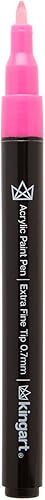 Miniatura 7 de KINGART 453-6C PRO - Bolígrafos de pintura neón extrafinos, punta de 0.028 in, 6 colores de pintura acrílica neón, de bajo olor, de secado rápido