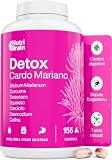 Complesso di Cardo Mariano 1000mg, 155 capsule, 3X Concentrato con Curcuma