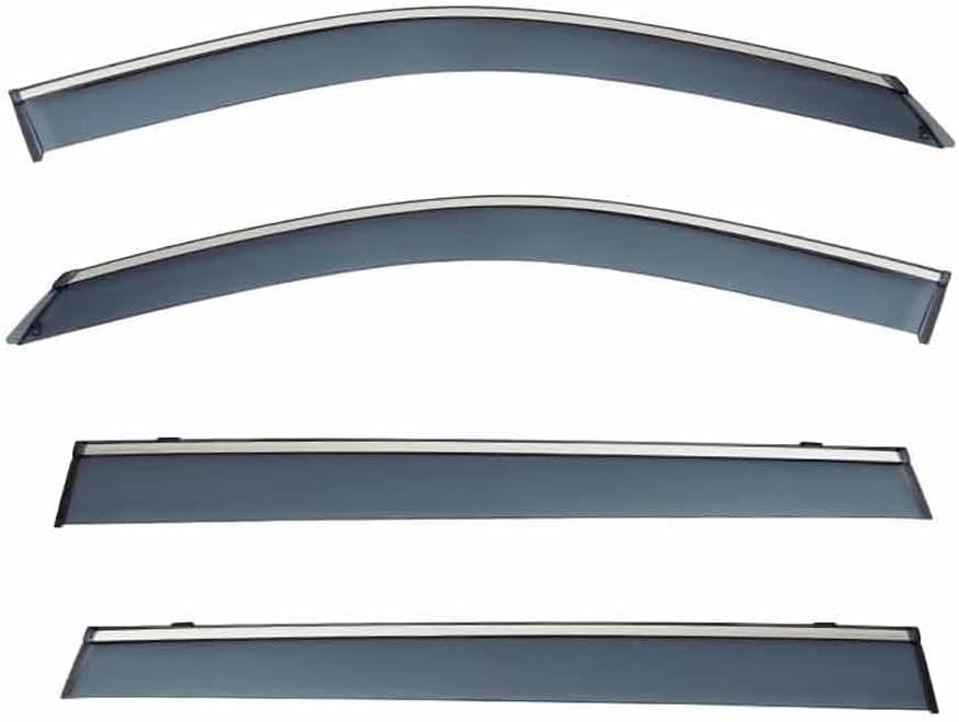 Car Windshield Rain Guards for MG RX8 MK1-IS21 2018-2024, Front Rear Window Wind Deflectors Visors Waterproof Deflector Windows Exterior Accessories