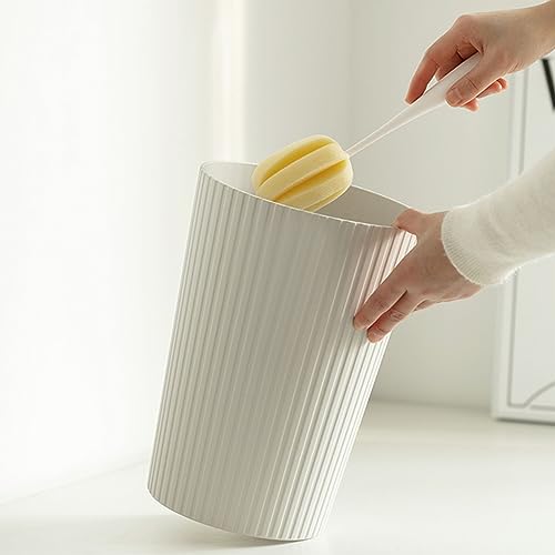 Porte-parapluie rond en plastique avec plateau d'égouttement – Porte-parapluie peu encombrant pour entrée, maison et bureau – Élégant nizer pour les coins