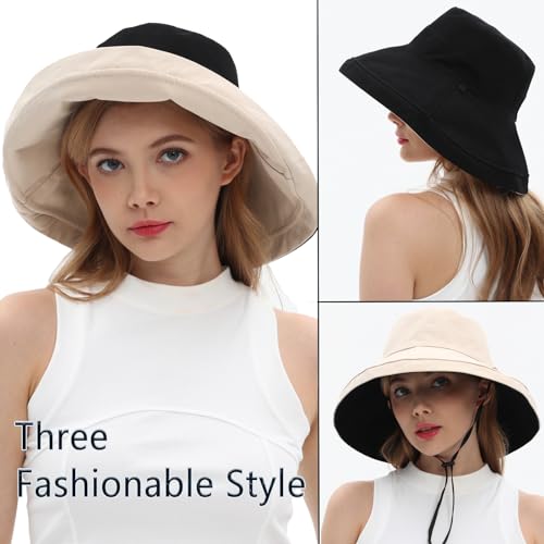 Sombrero de verano reversible para mujer miniatura 5