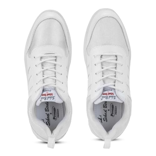 Image of SCHOOL BIRDS Kids Lightweight Comfortable Lace-Up School Sneakers