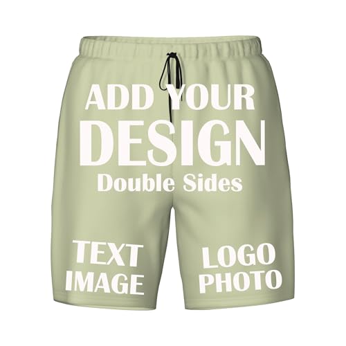 Custom Shorts for Men Personalized Shorts with Text Photo Logo Custom Swim Shorts Design Your Custom Swim Trunks