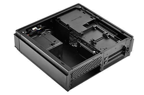 Silverstone SST-ML07B - Milo Slim HTPC Mini-ITX Computer Case, Black miniatura 2