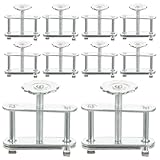 COOPHYA 10pcs Adjustable Swivel Screw Spring Type Hose Clamps Laboratory Tubing Clips Water Stop Sealing Clamp Set for Lab and Industrial Use