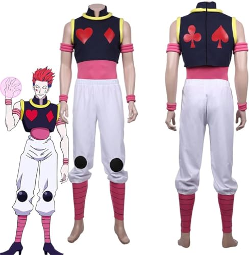 [BBXYZLLLXFSCOS] ハンター×ハンター ヒソカ コスプレ衣装 コスチューム 仮装 変装 制服 アニメ クリスマス ハロウィン cosplay (男M)