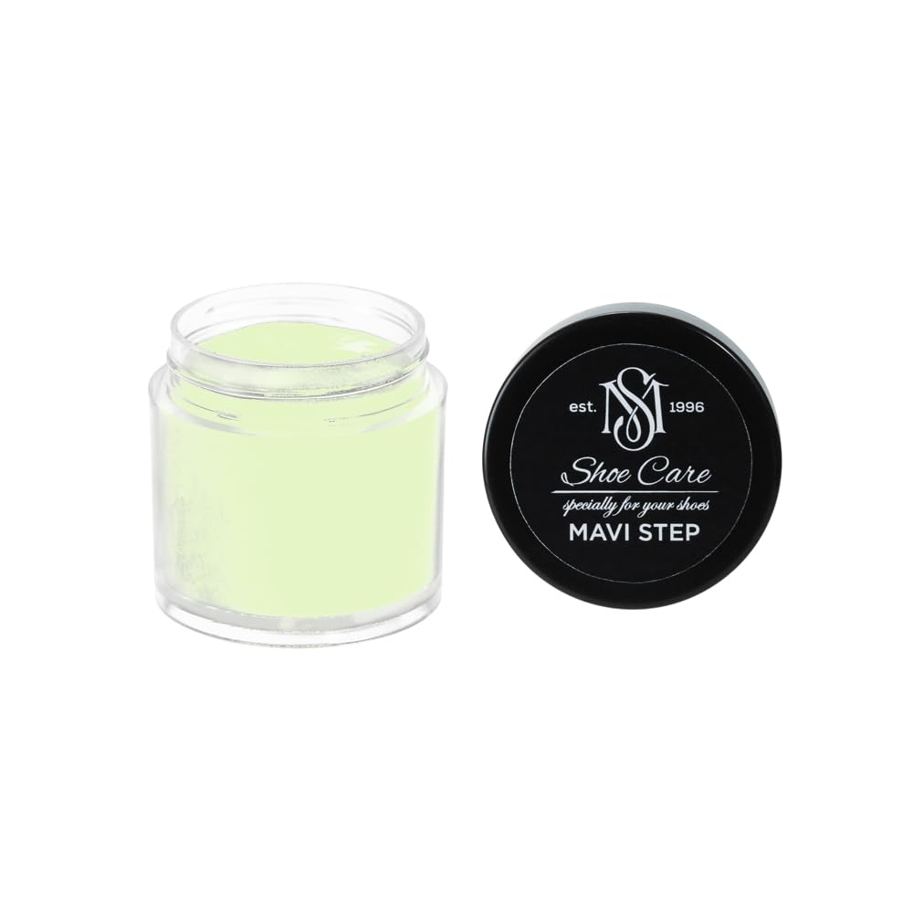 Crème réparatrice comblante MAVI STEP pâte correctrice griffures cuir vert pastel