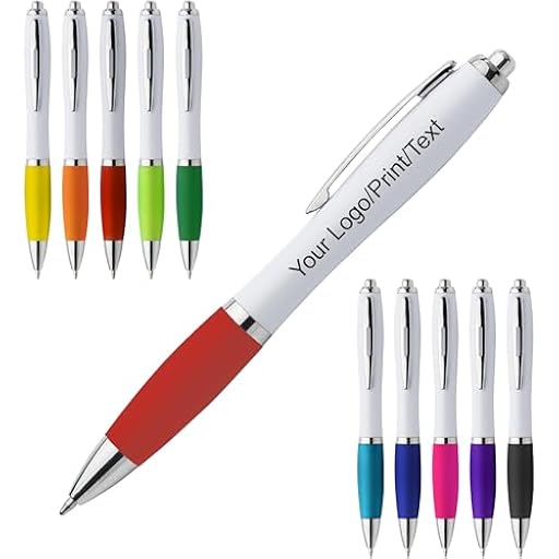 Schmalz 50 bolígrafos de plástico personalizables con impresión UV Publicidad/logotipo/texto/mensaje/graduación/feria tinta azul (50) | Ya disponible en tu tienda friki favorita! En mundofriki.es!
