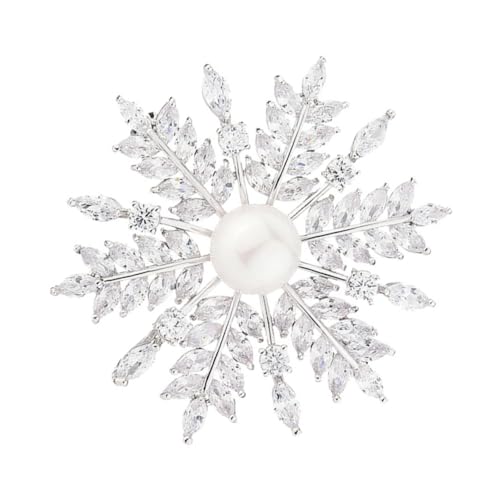 Broche élégante pour femme bijou de corsage tendance et accessoire de mode pour robe de soirée