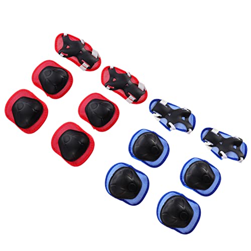 Abaodam 2 Pair Kneepads Elbow Pad Set Cycling Protective Gear Boys and Girls Roller Skating Safety Mesh Elbow Pads